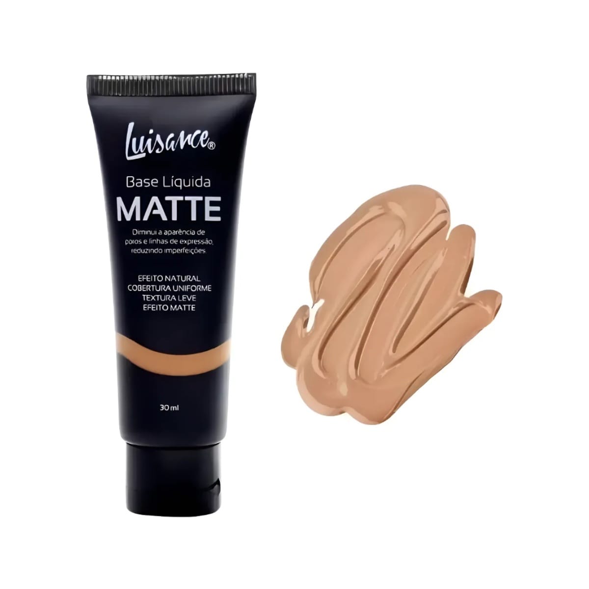 Base Matte Luisance 30ml Pele Lisa, livre de brilho. Cor 4 - Foto 1
