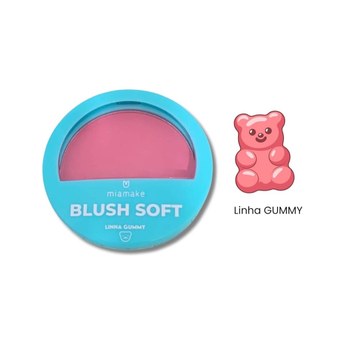 Blush Soft - cor 1 - Miamake linha Gummy