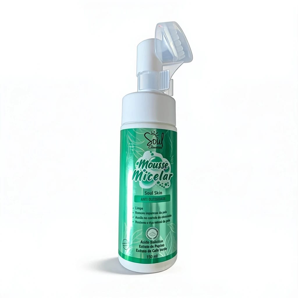 Mousse micelar anti oleosidade - Soul cosméticos - Foto 1