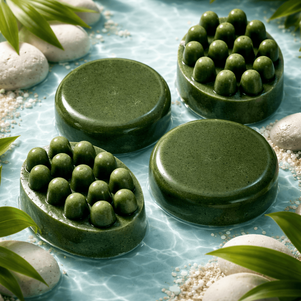 Sabonete de spirulina com extrato de algas marinhas