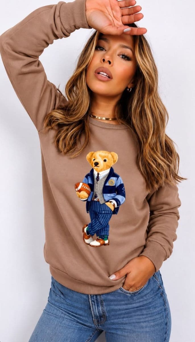 Casaco moletom flanelado 🐻