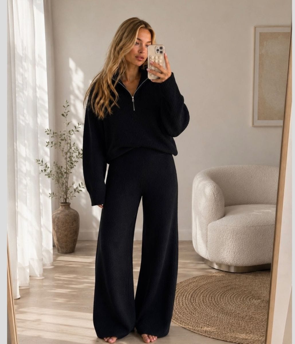 Conjunto tricot mousse encorpado. - Foto 3