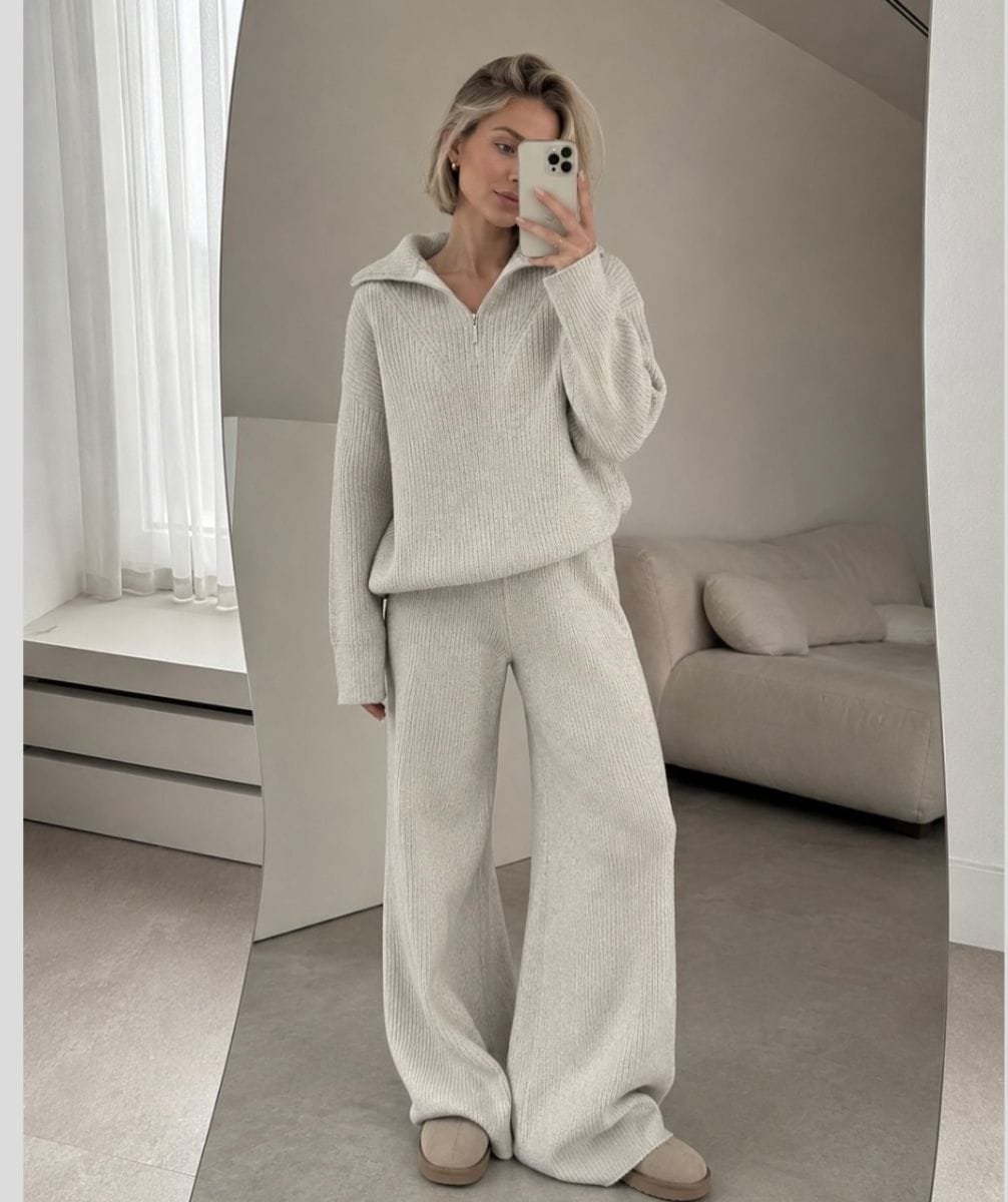 Conjunto tricot mousse encorpado. - Foto 4