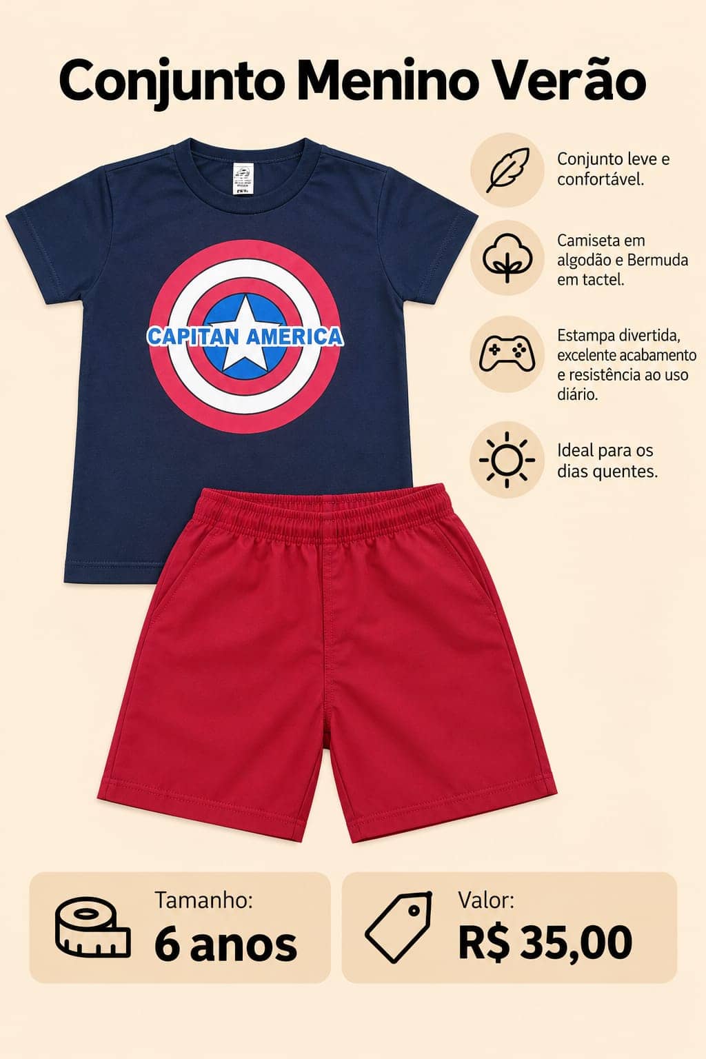 Conjunto Verão Menino
