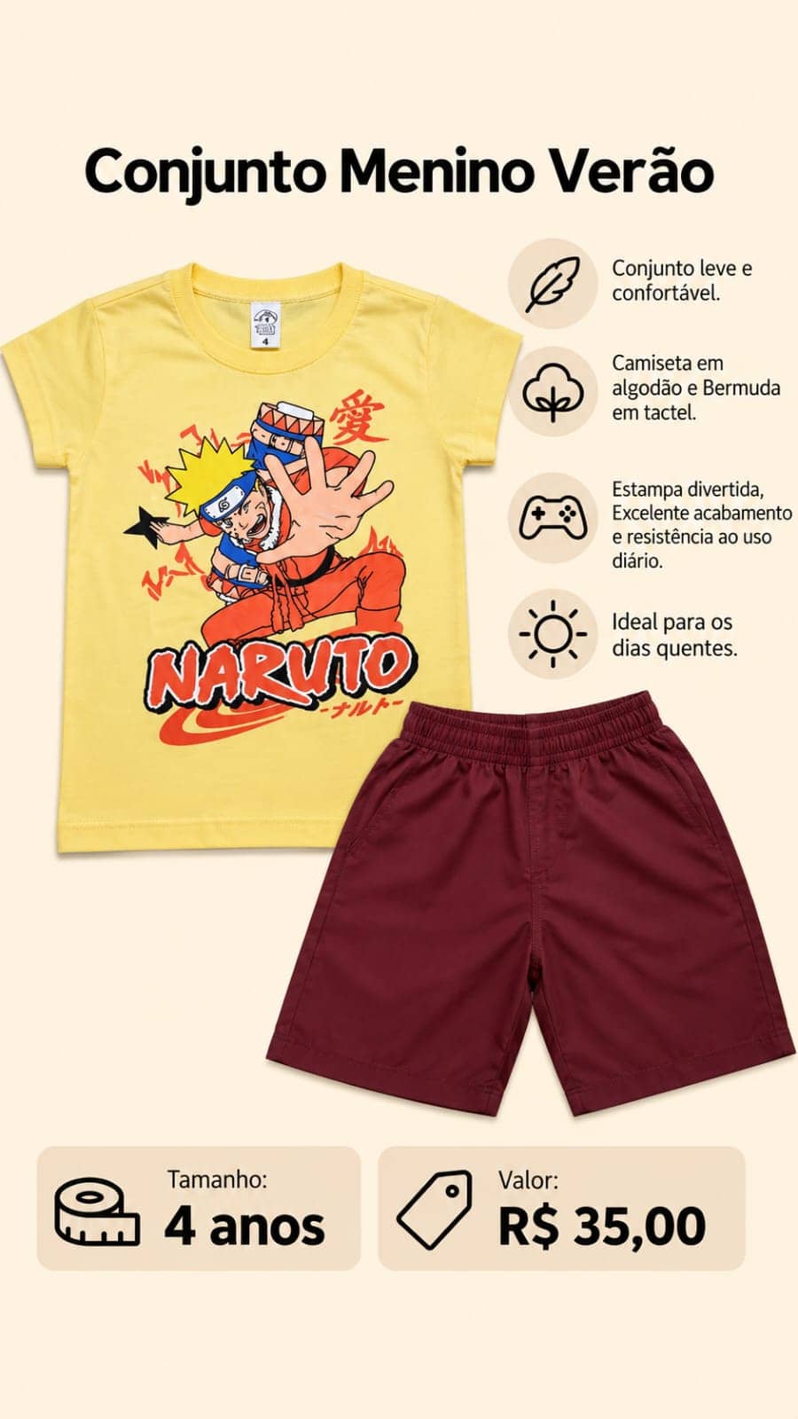 Conjunto Verão Menino