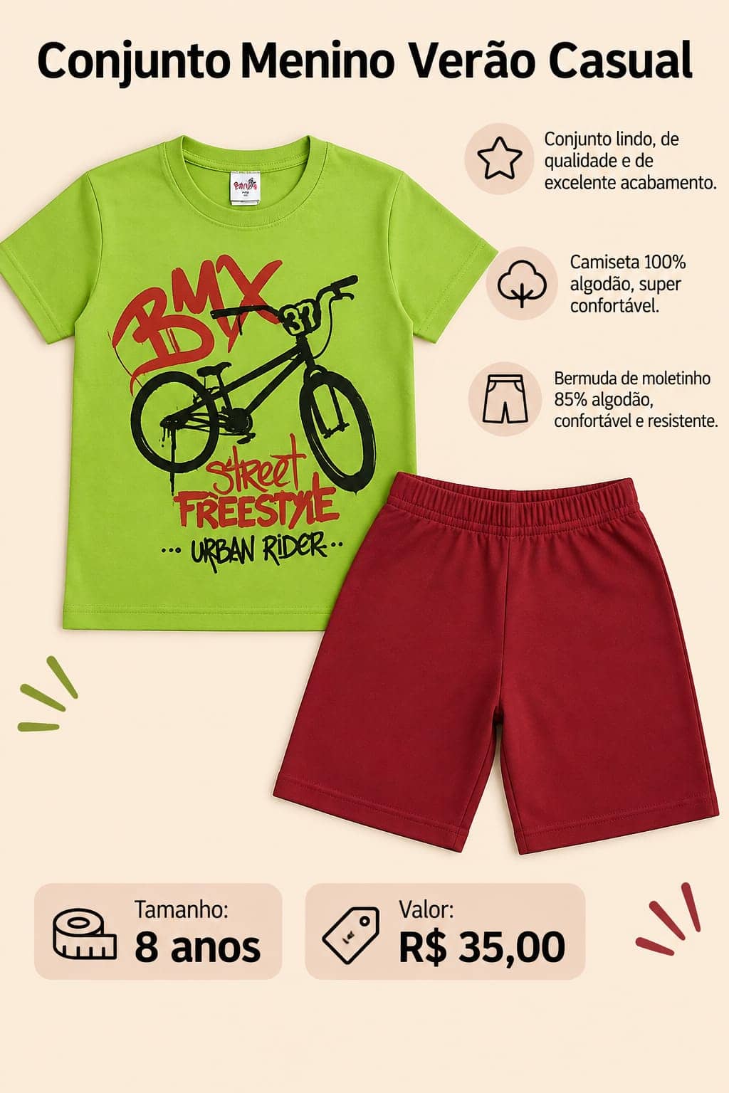 Conjunto Verão Menino