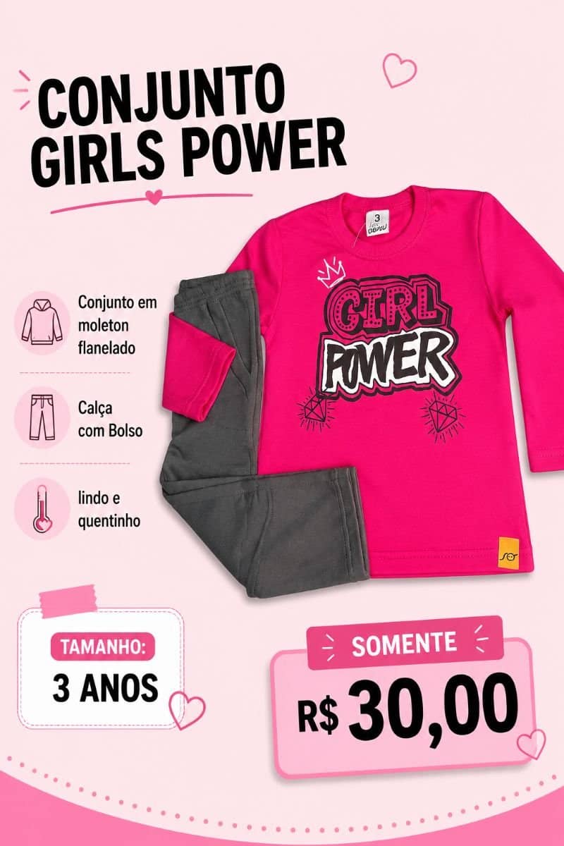 Conjunto Girls Power