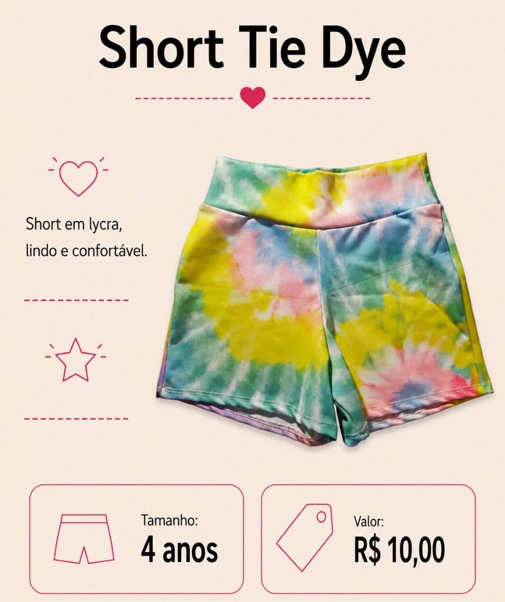 Short Tie Dye