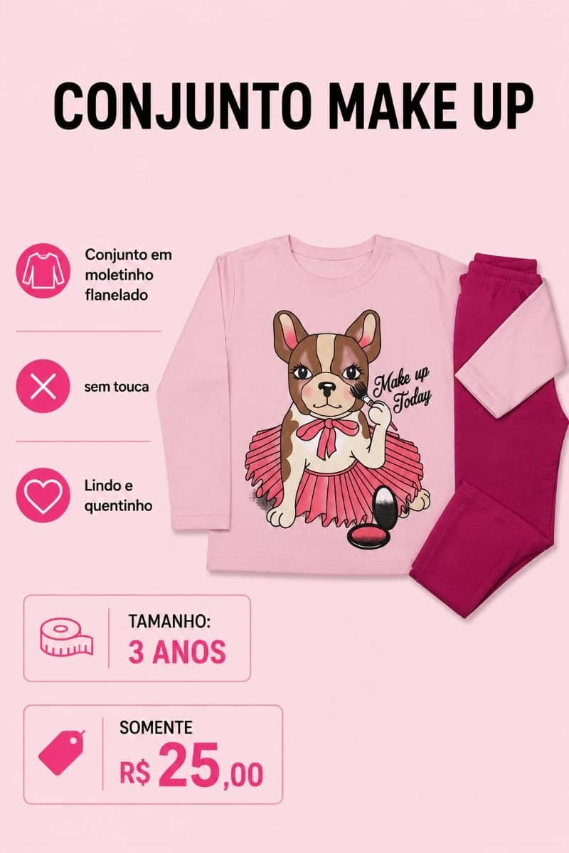 Conjunto Make-up