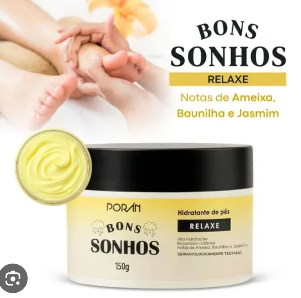 Hidrat para os Pés Bons Sonhos