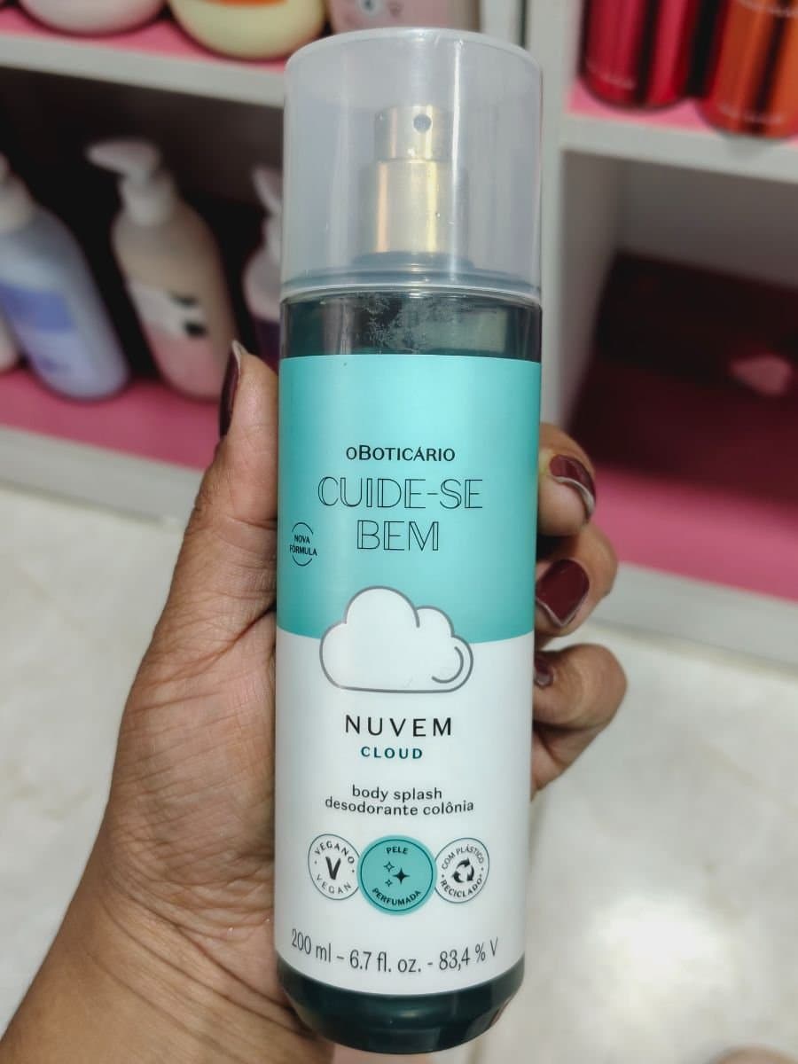 Body Spray Nuvem cuide-se bem