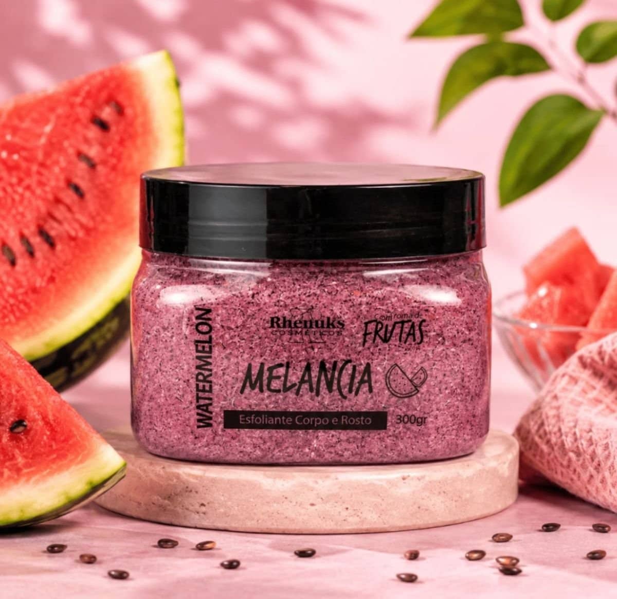 Esfoliante Corpo e Rosto de Melancia