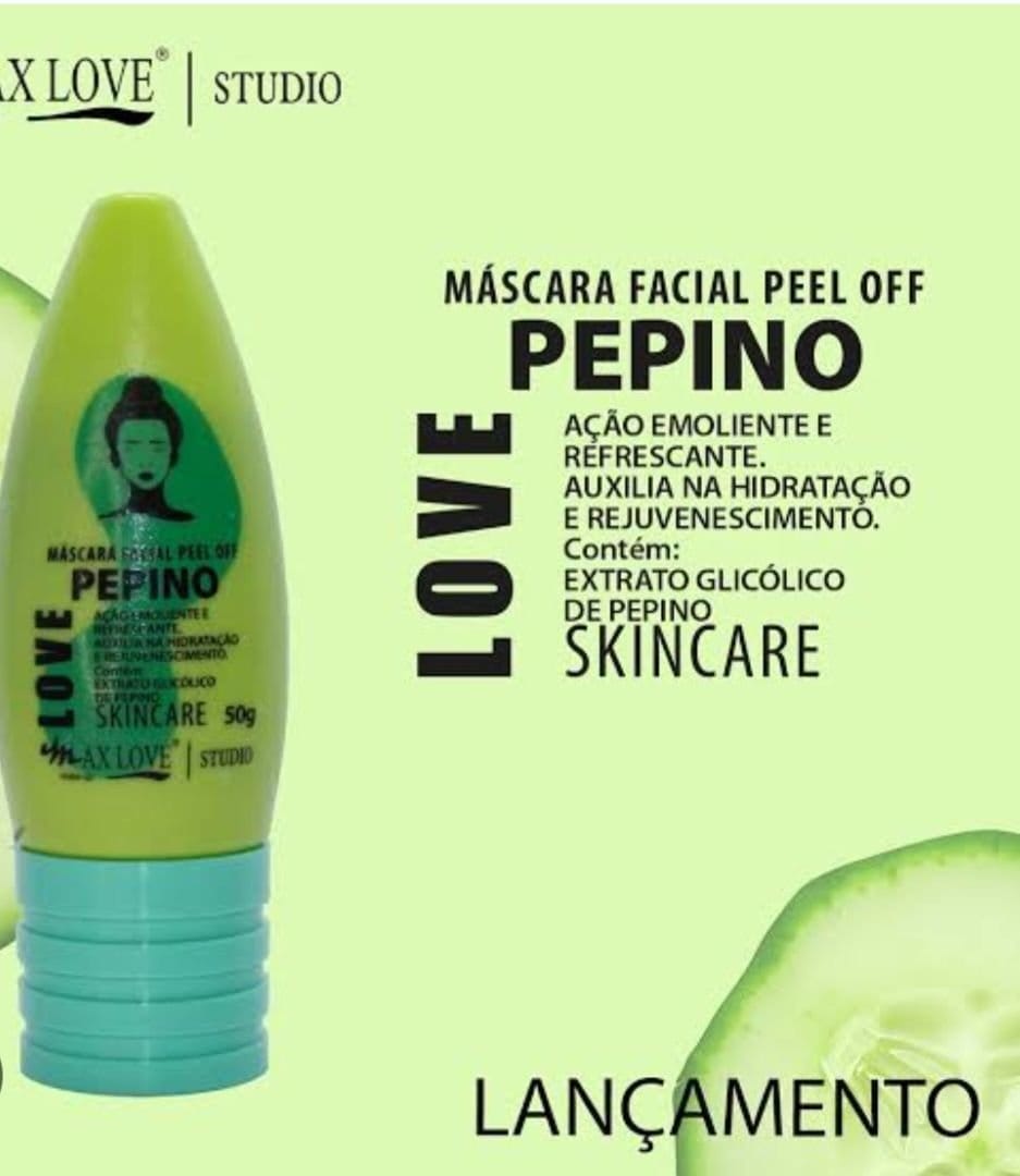 Máscara Facial Peel Off Pepino - Foto 1