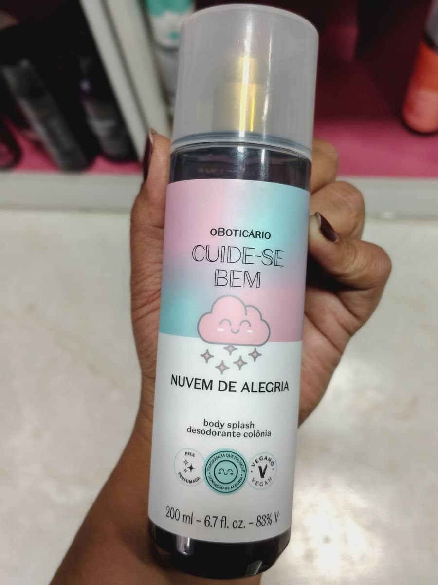 Body Splash nuvem de alegria cuide-se bem