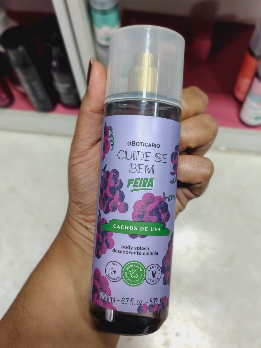 Body Spray cachos de uva cuide-se bem - Foto 1