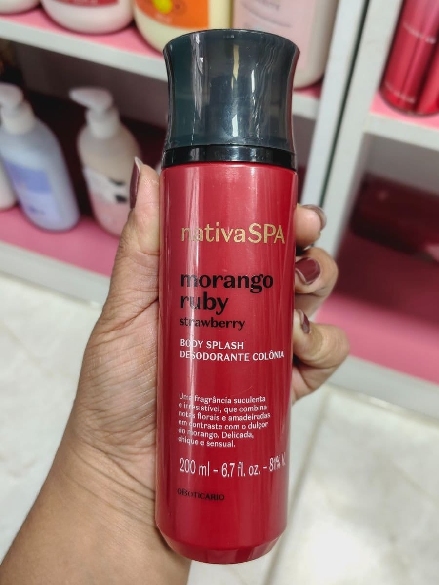 Body Spray NativaSPA morango Ruby - Foto 1