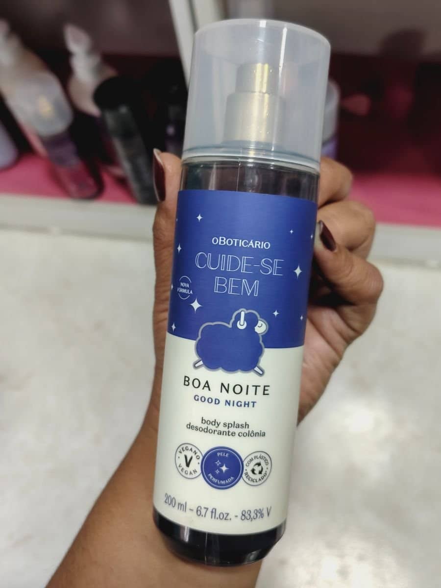 Body Spray boa noite cuide-se bem