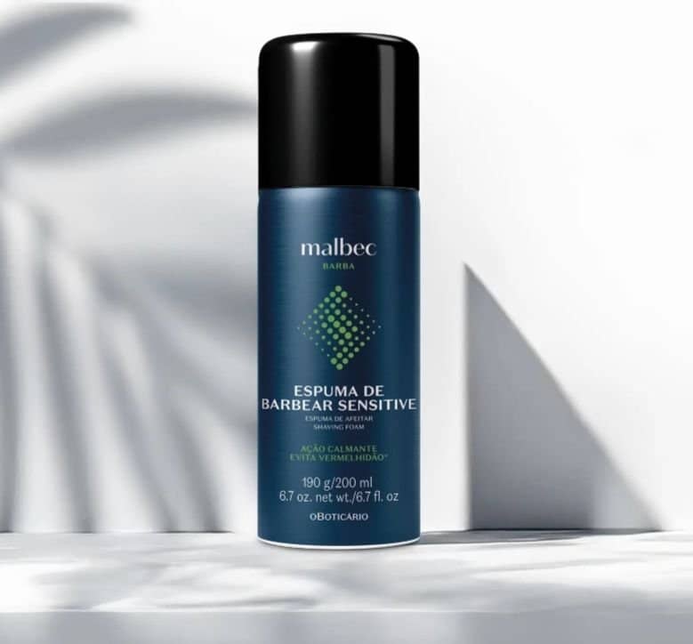 Espuma de Barbear Sensitive Malbec