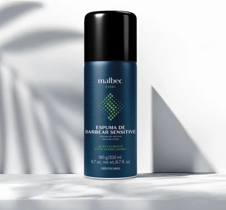 Espuma de Barbear Sensitive Malbec
