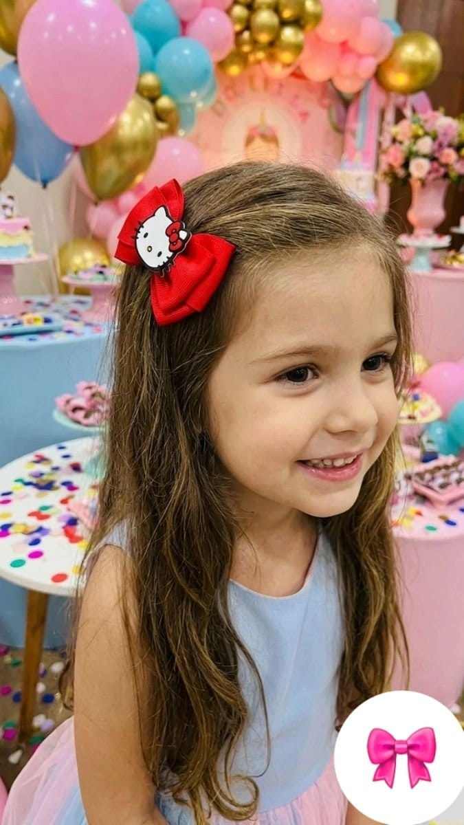 Laço parzinho hello kitty - Foto 1