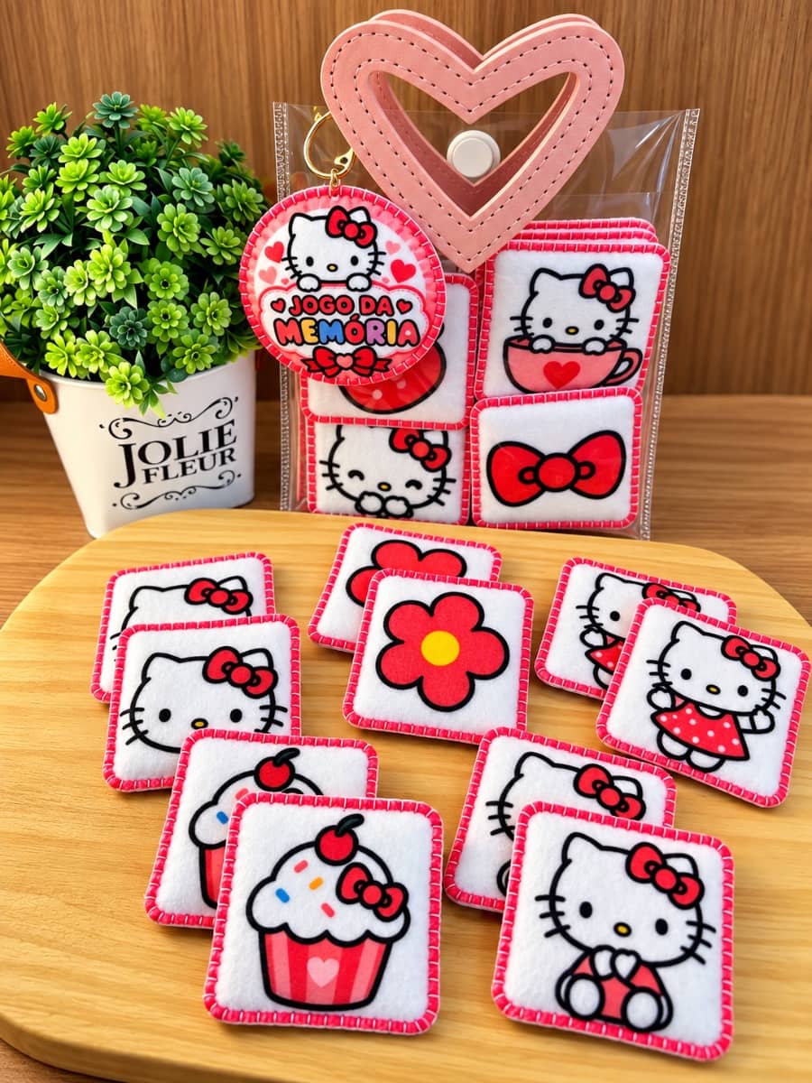 Jogo da memória Hello Kitty