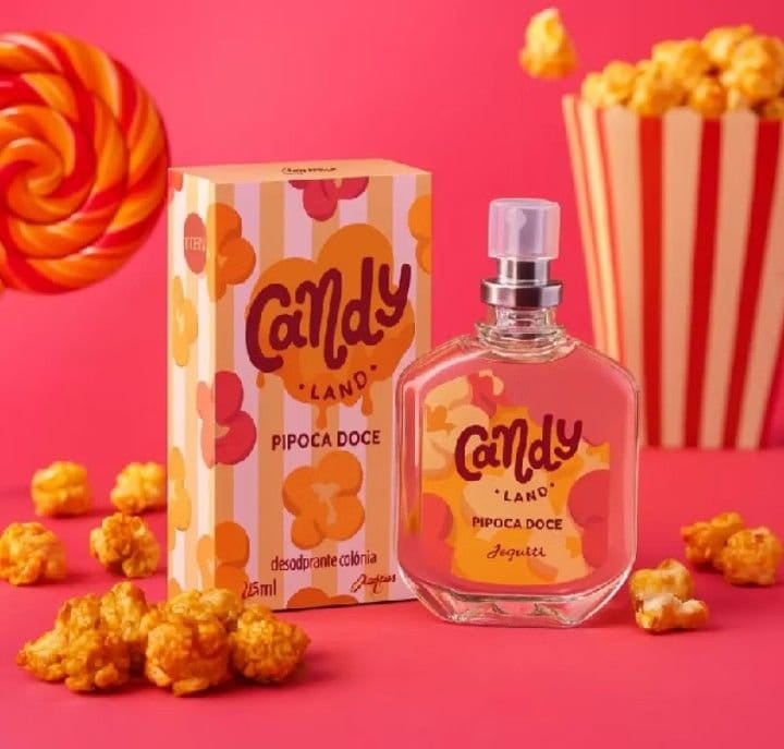 🍿 Colônia Candy Pipoca Doce – 25 ml