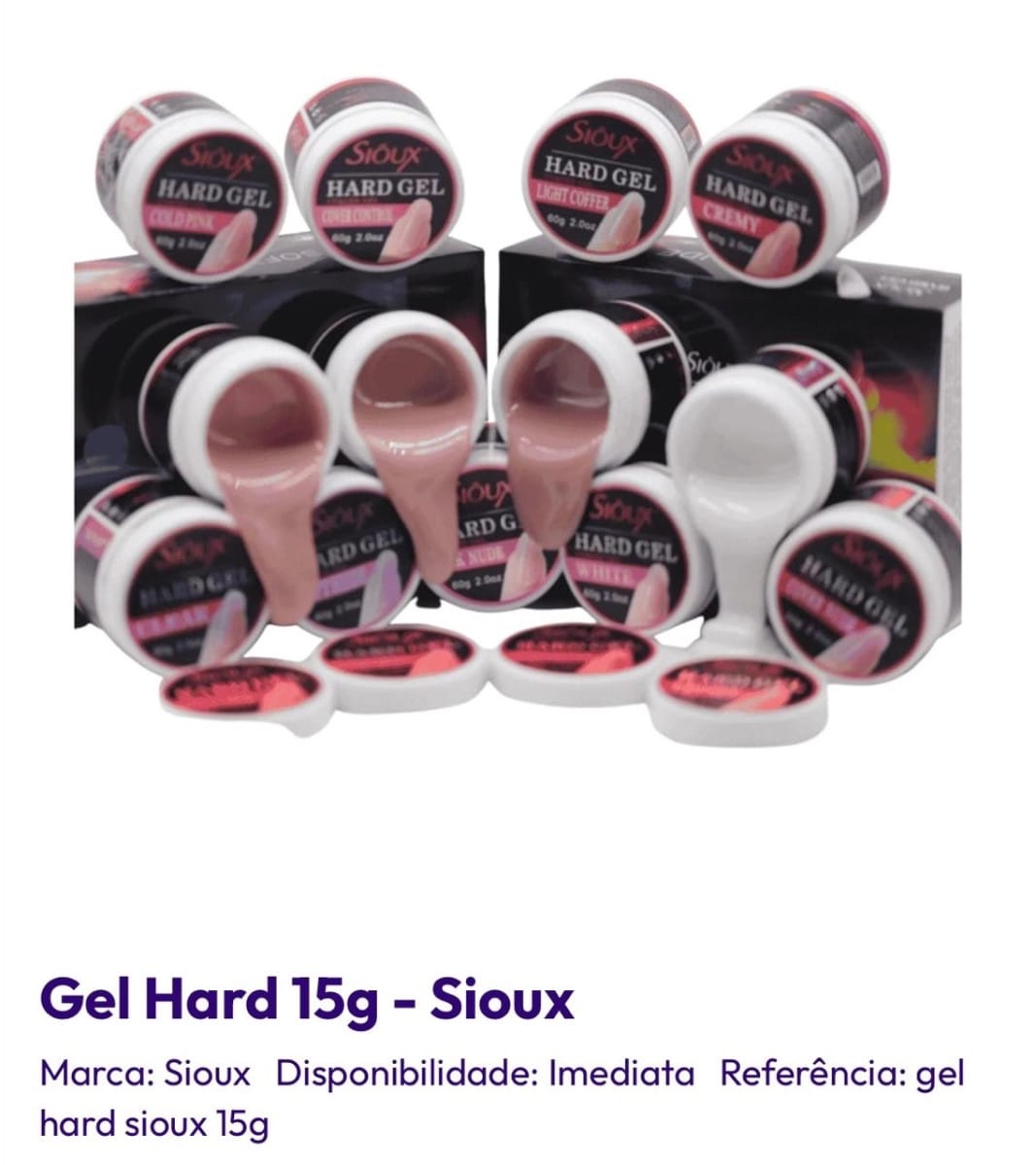 Gel de unha Soux e Bela Rosa - Foto 4