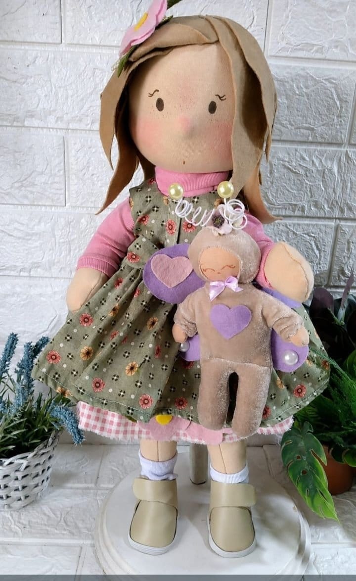 Boneca magnólia primavera 45cm - Foto 1
