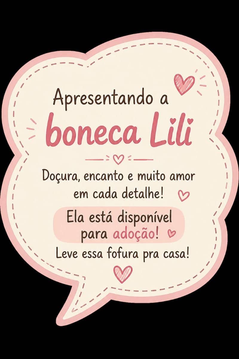 Boneca de pano Lili