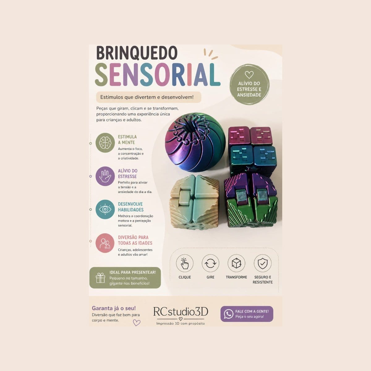 Kit Brinquedo Sensorial (Cópia) - Foto 3