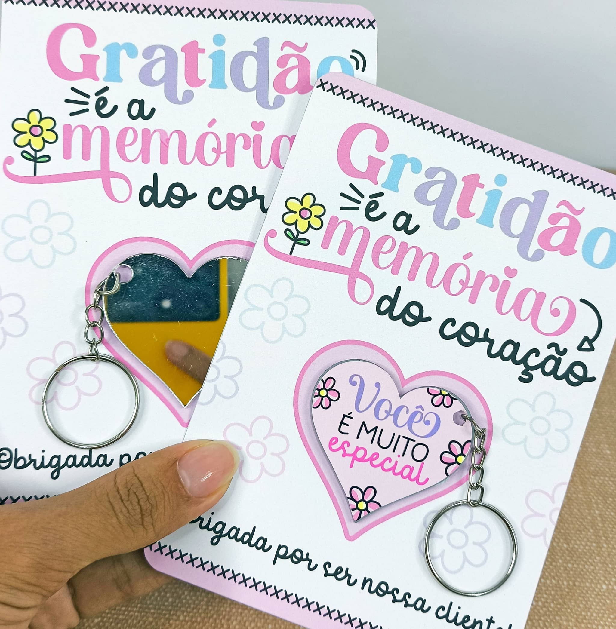 Chaveiro Espelhado