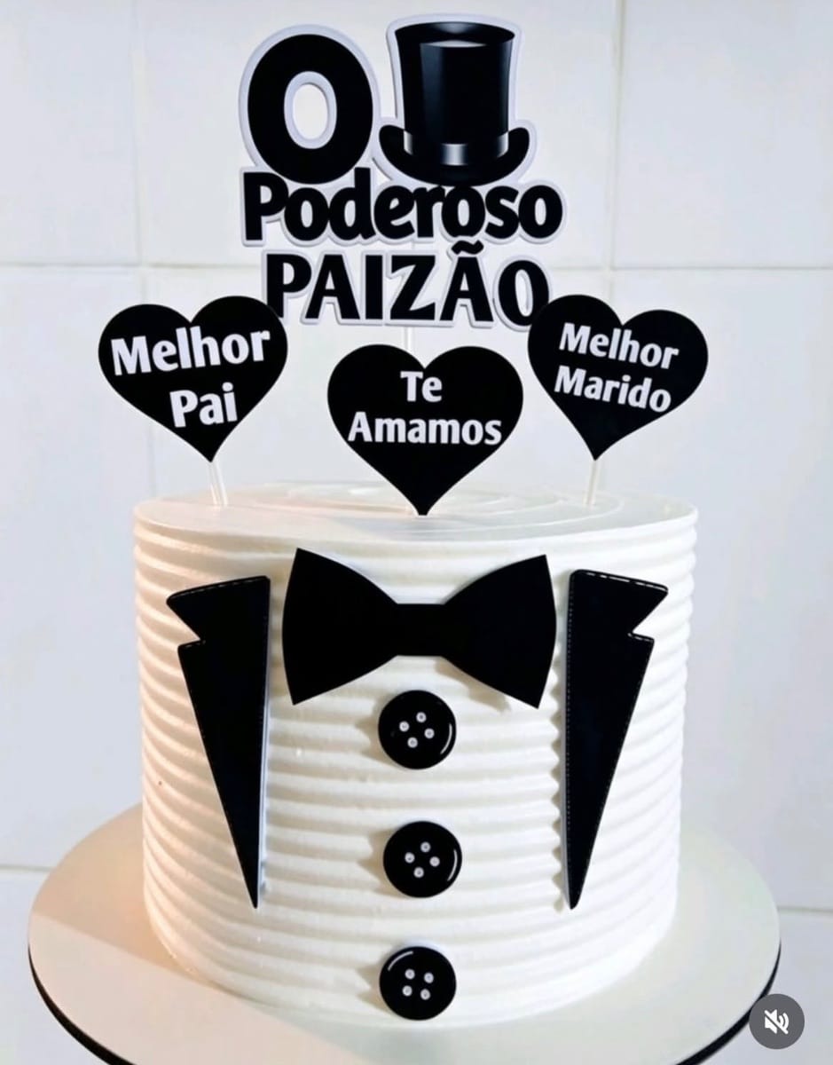 Topo de bolo Dia dos Pais - Foto 4