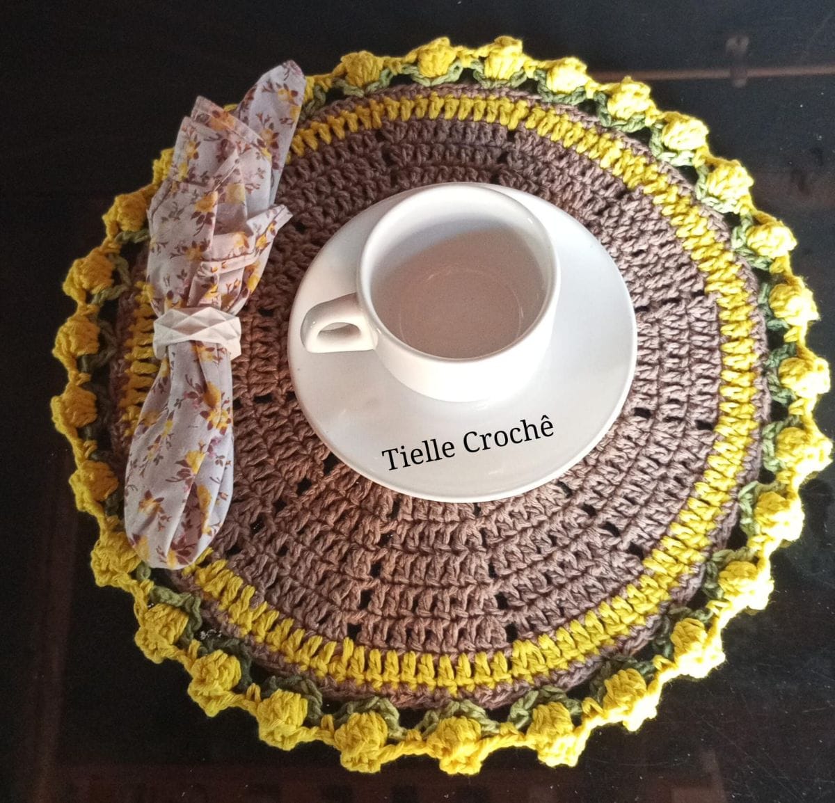 Americano/souplast de crochê tulipa - Foto 1