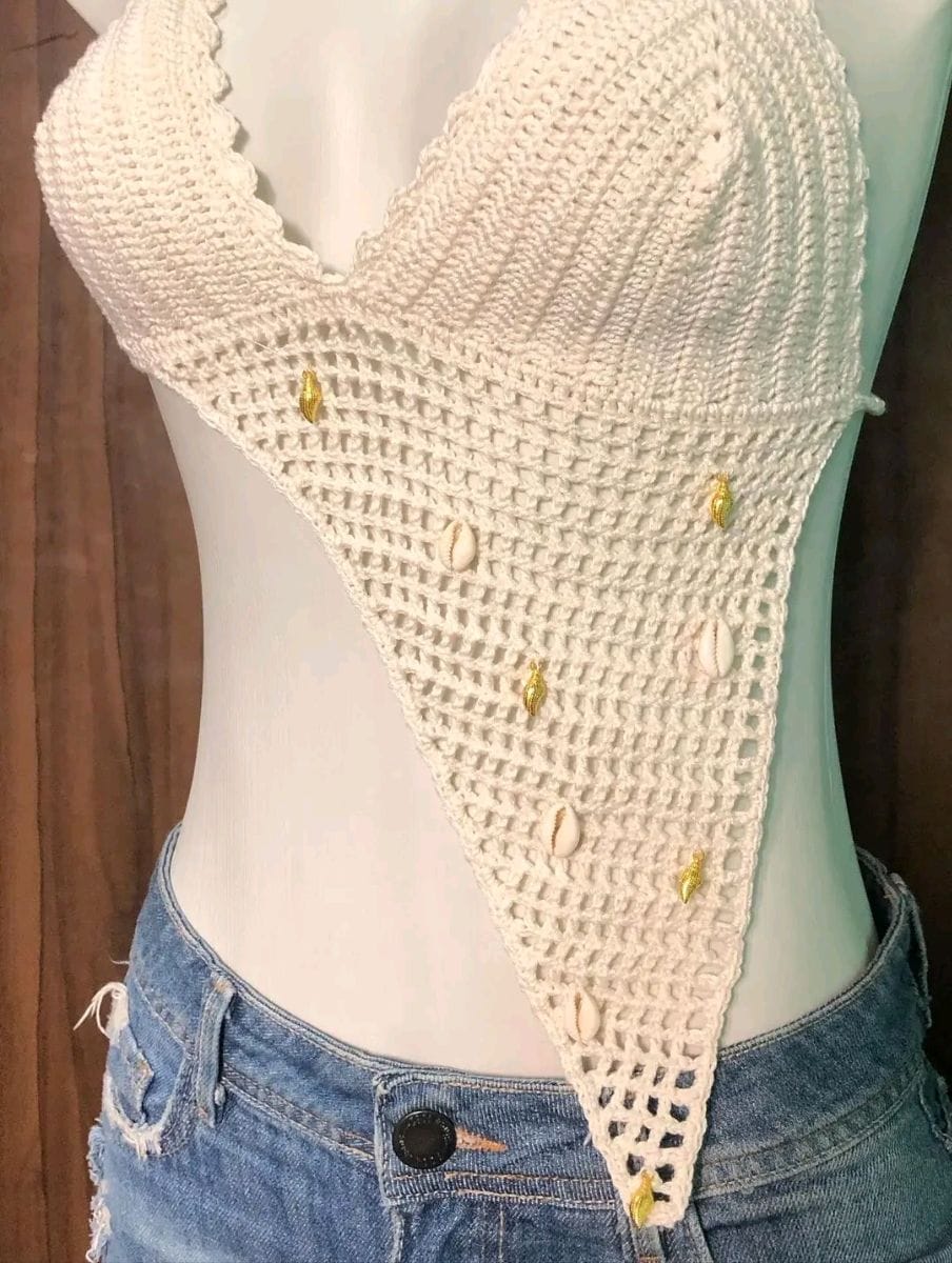 Cropped nas cores branco azul vermelho e Rosa tamanhos variados - Foto 2