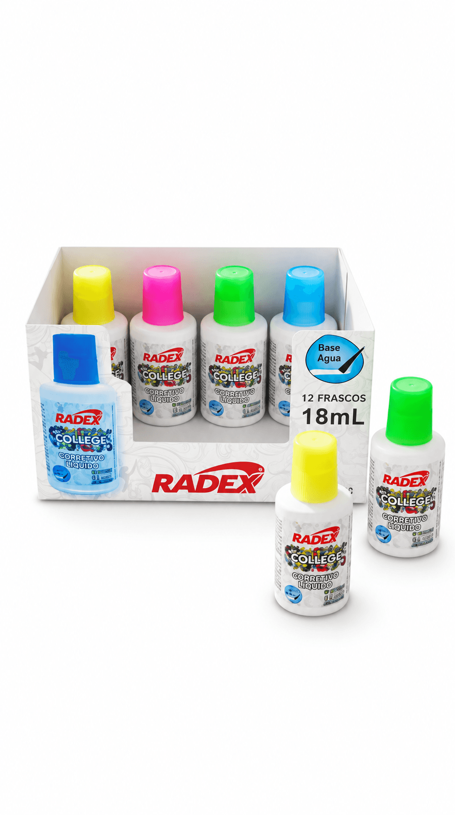 Corretivo líquido Radex College 18 mL