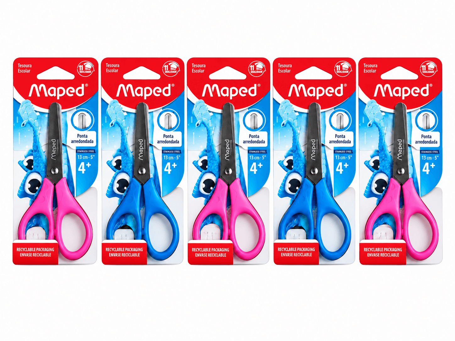 Tesoura escolar Maped 13 cm