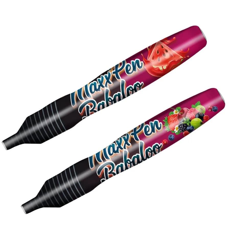 MAXX BABALOO CANETA COMESTÍVEL BALA LÍQUIDA EM GEL 20G PEPPER BLEND