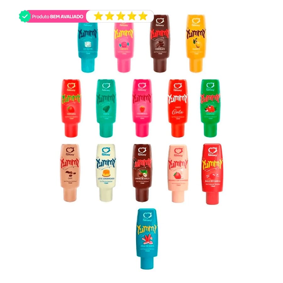 GEL TÉRMICO BEIJÁVEL YUMMY 15ML SEXY FANTASY
