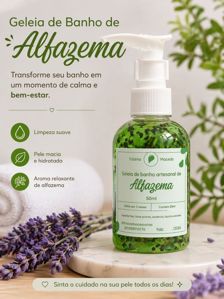 Geleia de Banho Alfazema