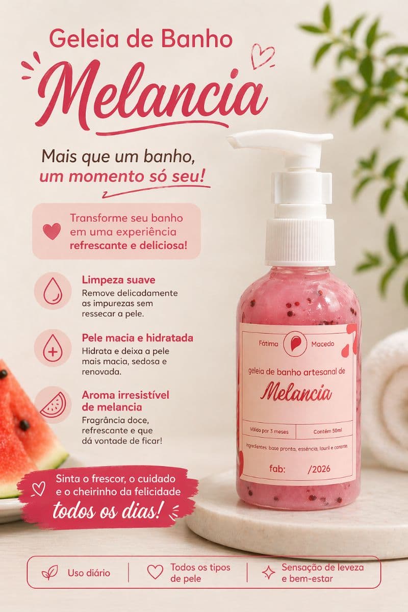 Geleia de Banho Melancia