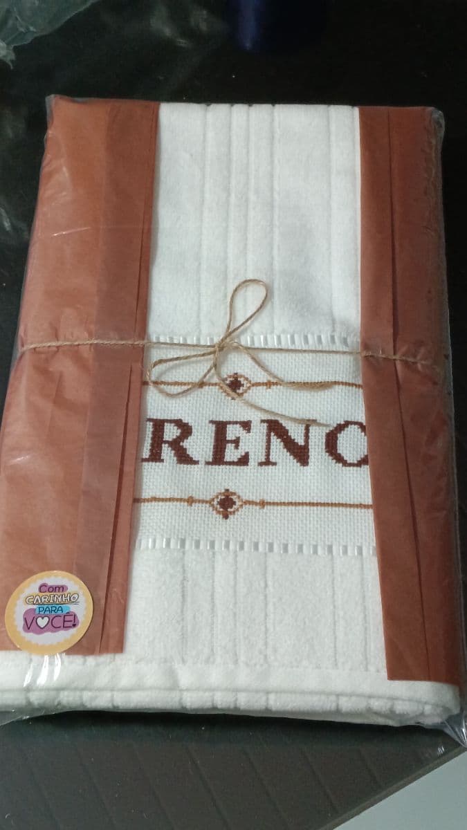 Toalha de banho personalizada com nome