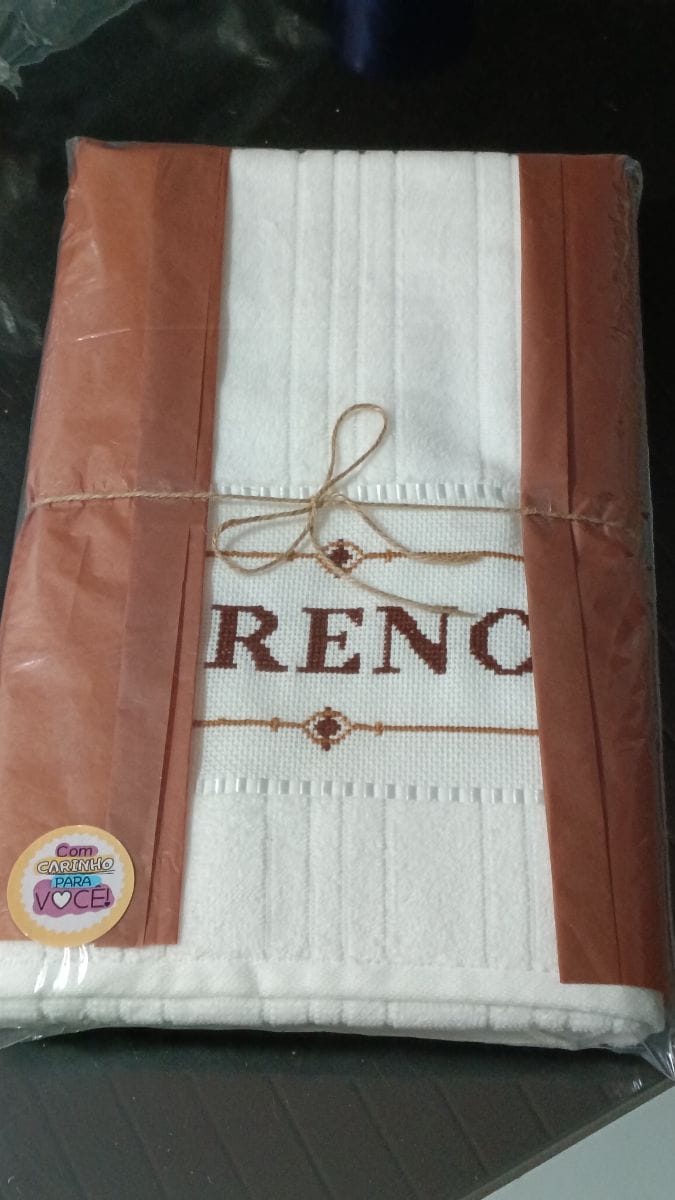 Toalha de banho personalizada com nome - Foto 1