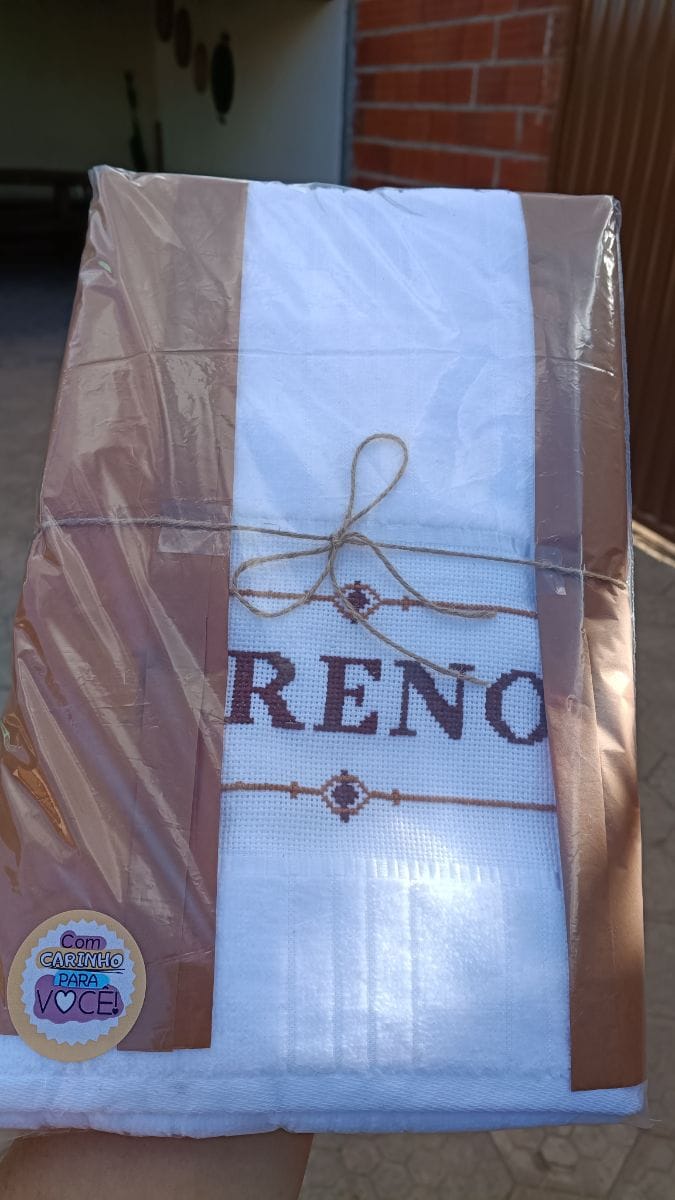 Toalha de banho personalizada com nome - Foto 4