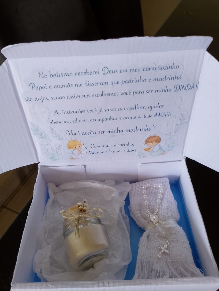 Caixa surpresa convite para padrinhos - Foto 1