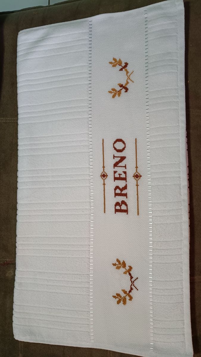 Toalha de banho personalizada com nome - Foto 2