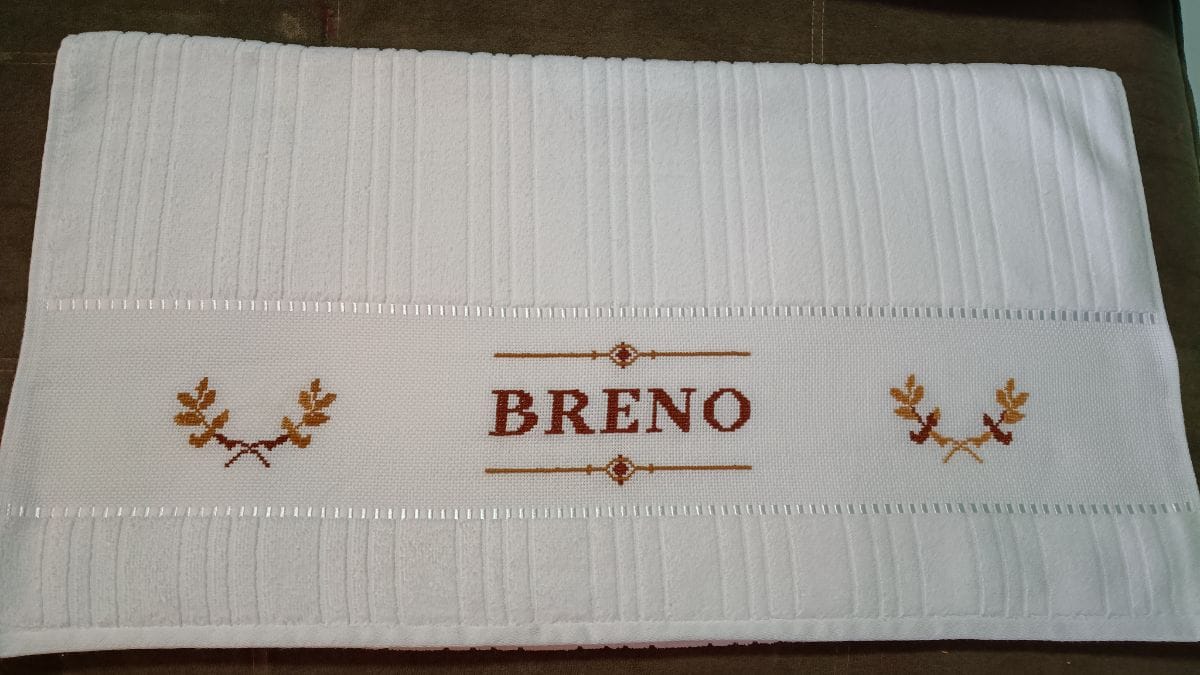 Toalha de banho personalizada com nome - Foto 3