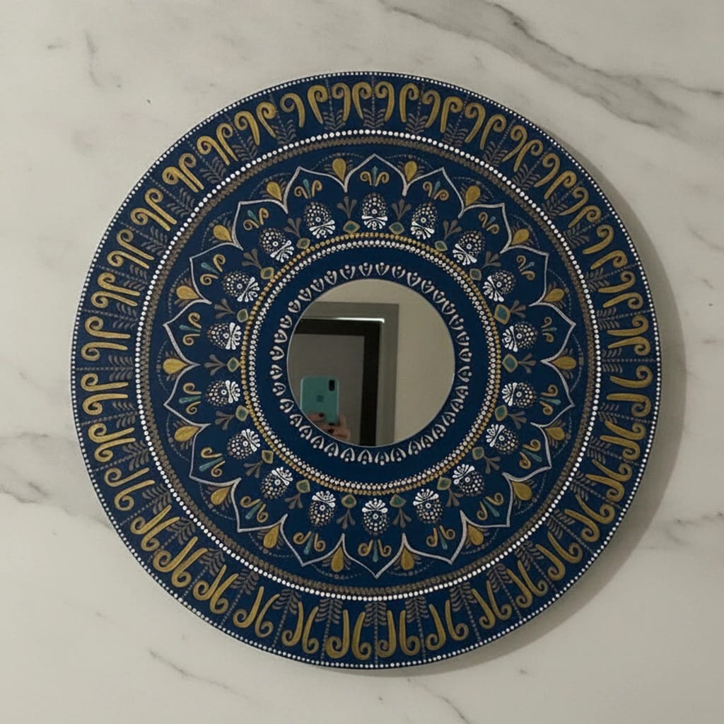 Mandala azul real - Foto 1