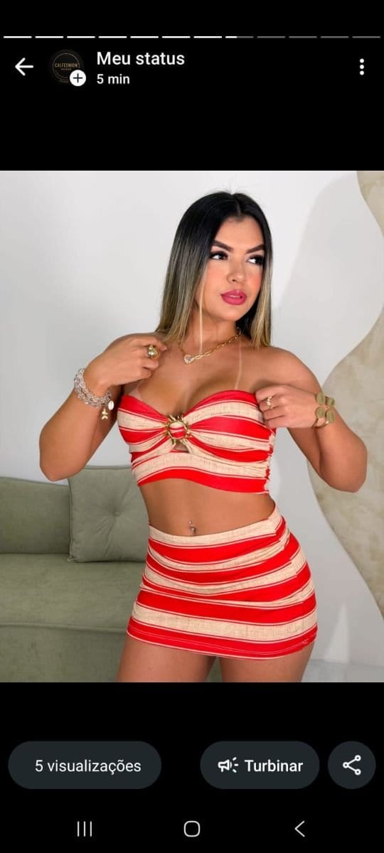Conjunto short saia - Foto 1