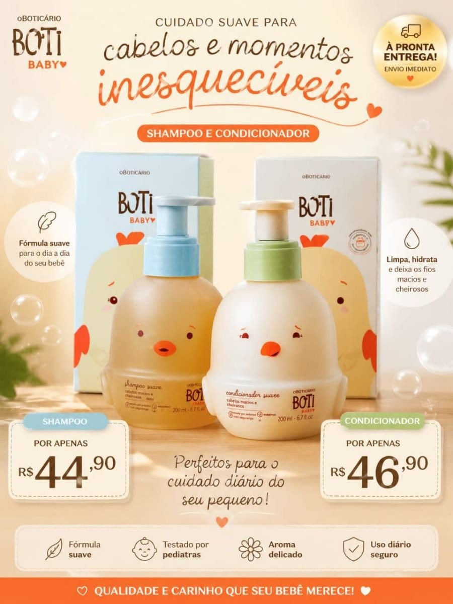 Shampoo + condicionador boti 200 ml - Foto 1