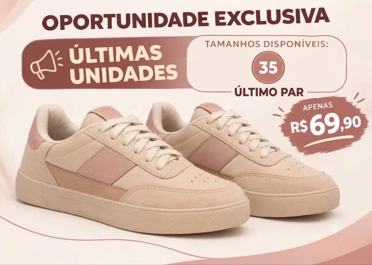 Tênis casual - Foto 1